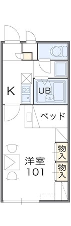 レオパレス青松の物件間取画像